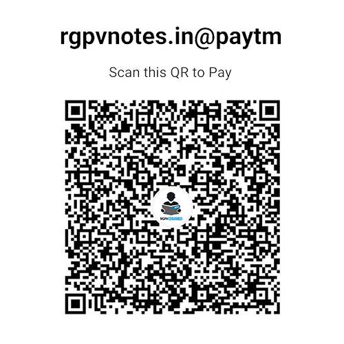 UPI QR Code rgpvnotes support